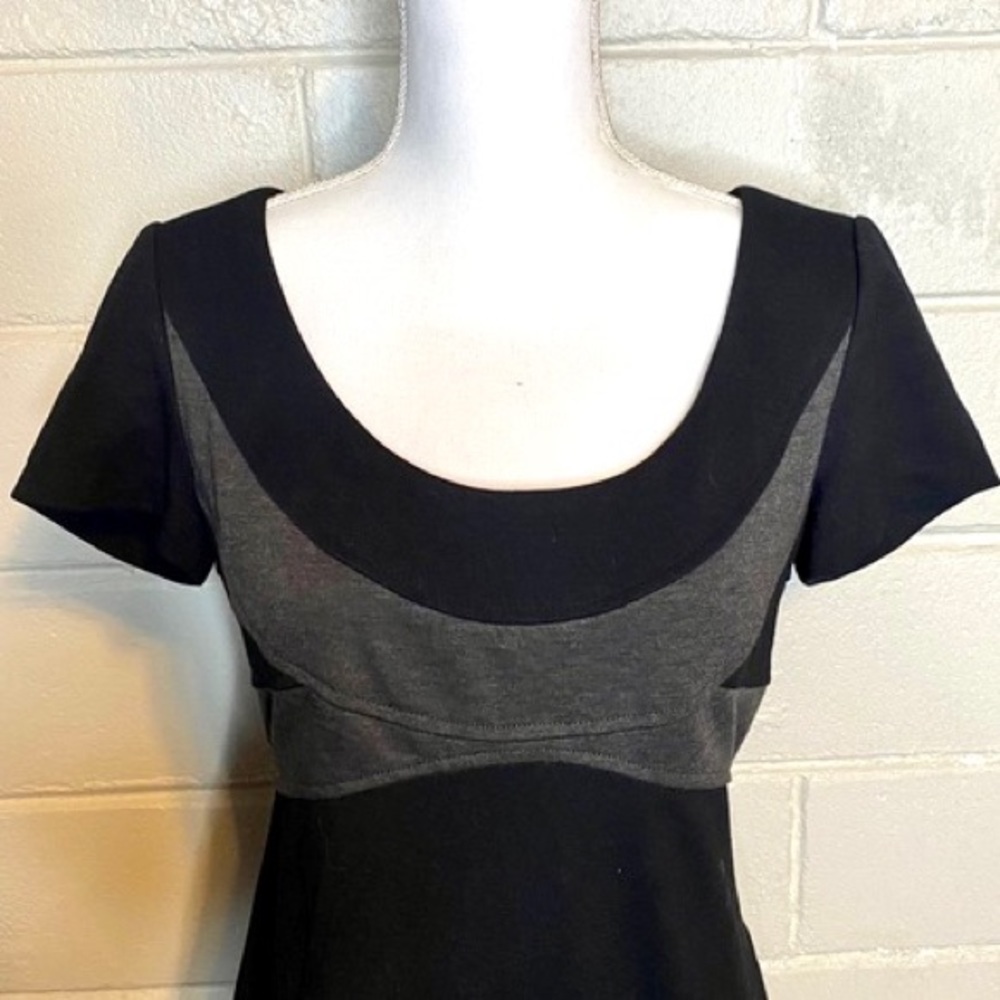 $175 Muse Dress SEXY Black & Grey NWT 12 - Picture 2 of 9